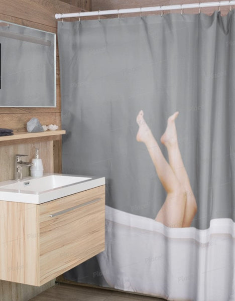 Add text & Personalized Legs Funny,Realistic Shower Curtain,light med dark,Gift for Christmas/Birthday/Mother&#39;s Day/Housewarming/Graduation