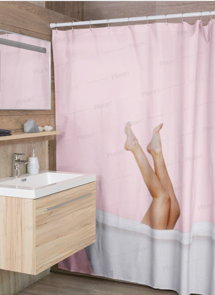 Add text & Personalized Legs Funny,Realistic Shower Curtain,light med dark,Gift for Christmas/Birthday/Mother&#39;s Day/Housewarming/Graduation