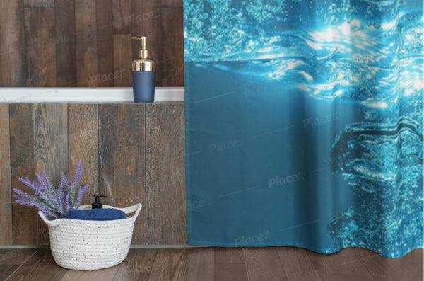 UnderWater Bubbles,machine washable,Easter Gift,Mother&#39;s Day gifts for Her,bathroom decor,Housewarming home decor gifts