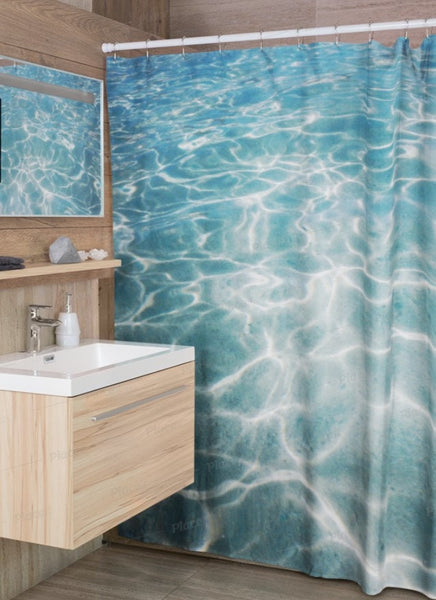 Sunny Water,Realistic Shower Curtain,birthday girl shower curtain,Easter Gift,Mother&#39;s Day gift for Her,Housewarming gift,bathroom decor