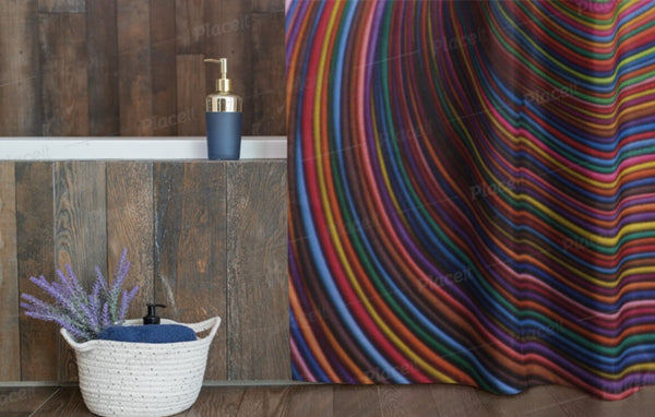 Realistic Shower Curtain,Rainbow Vortex,Easter Gift,Birthday gifts,Mother&#39;s Day gift for Her,bathroom decor,Housewarming gift,LGBTQ gifts