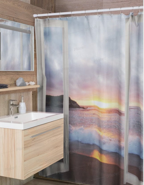 Beach Sunrise Sunset,Faux window Shower Curtain, print,Easter Gift,Birthday gifts,Mother&#39;s Day gift for Her,bathroom decor,Housewarming gift