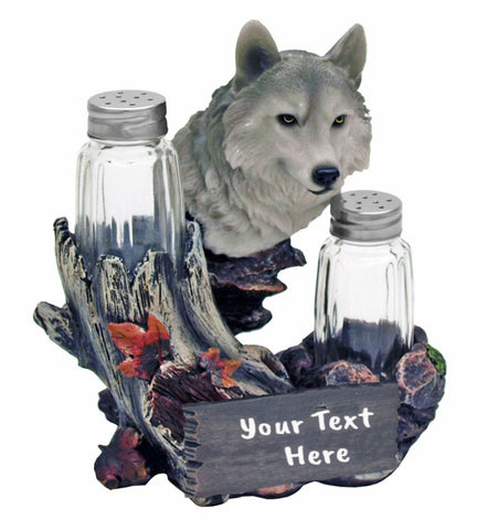 Personalized Wolf/Husky Salt Pepper Shakers,Christmas/Easter gift,Wolf/Husky Lovers Mother&#39;s Day Gift,Graduation/Housewarming/Birthday Gift
