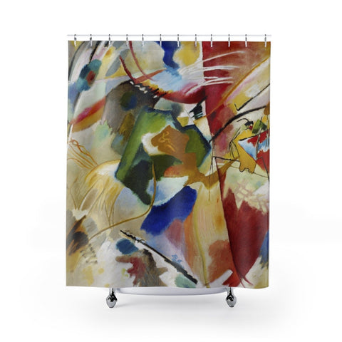 Kandinsky Abstract Art Shower Curtain,Gift for Kandinsky Fan/Christmas/Birthday/Father/Mother&#39;s Day/bathroom decor/Housewarming/Graduation