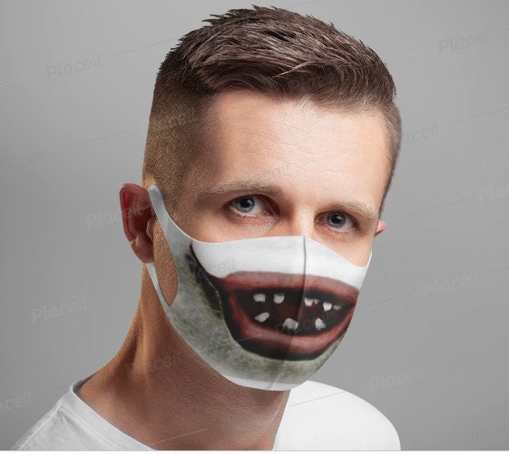 Dr Finkelstein Ugly Face mask,realistic Ugly Halloween Mask, reusable facemask,Cute Gifts for Christmas,Birthday,Mothers,Couples,Family Gift