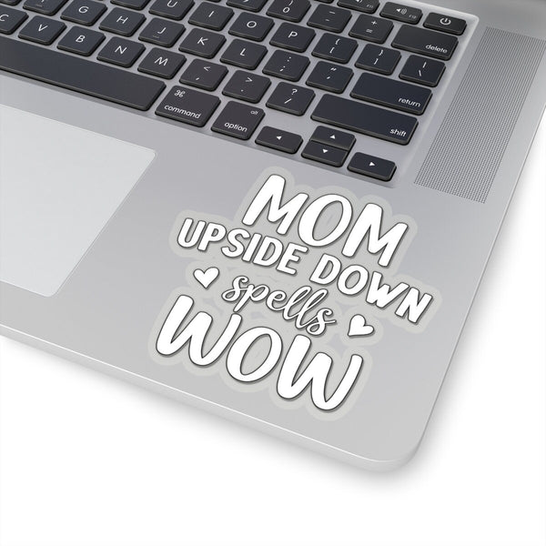 Mom is WoW Celebrate Mom Sticker,Mother&#39;s Day Gift Sticker,Car Window Sticker,Custom Greeting Card sticker,Journal sticker,Stickers