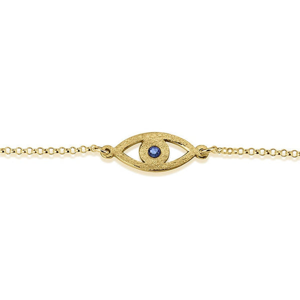 CUt Out Evil Eye Bracelet with Birthstone,Sterling Silver,24K/Rose Gold,Graduation Gift,Mother&#39;s Day Gift,Birthday Gift,Engagement Gift