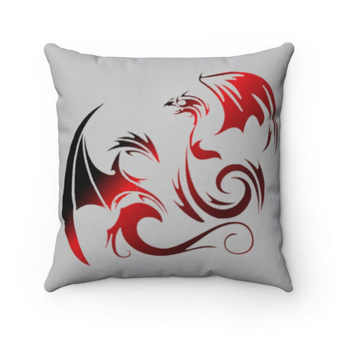 Silver Phoenix Dragon Cushion Cover,Good luck Gift,Mothers/New Year/Housewarming/Graduation/Valentine/Wedding/Couple/Halloween,Dragon Lovers