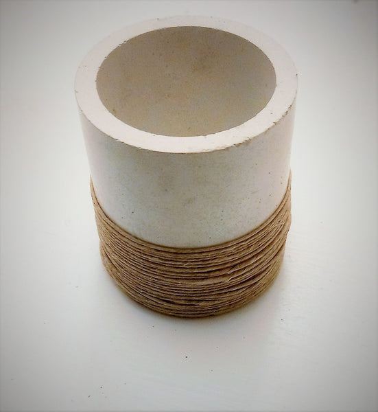 Round Cylinder Twine Wrapped Concrete Planter,Succulent/Cactus Cement Pot,Home Decor,Housewarming Gift,Mother&#39;s Day/Birthday/Graduation Gift