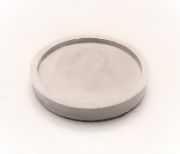 Concrete Drinks Round Coaster 4pc Set,Planter base,Home Decor,Housewarming Gift,Mother&#39;s Day/Birthday/Graduation Gift,Halloween gift