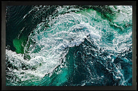 Ocean Waves Rubber Door Mat 3D Printed, Christmas Gift,Housewarming Gift,Anniversary Gift,Birthday Gift,Graduation Gift, Halloween Gift