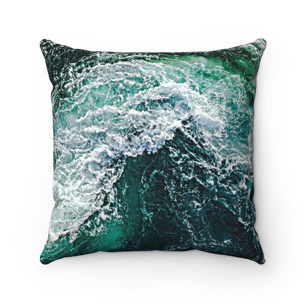 Ocean waves Cushion cover, Gift for Couples/Housewarming/Home decor/Mother&#39;s Day/Birthday/Thanksgiving/Halloween/Graduation/Christmas/Friend