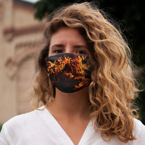 Fire flames Mask,Realistic Adults/kids/Washable/Adjustable Fitted Nose wire,Thoughtful Funny Valentine&#39;s Gift, Halloween,Birthday/Graduation