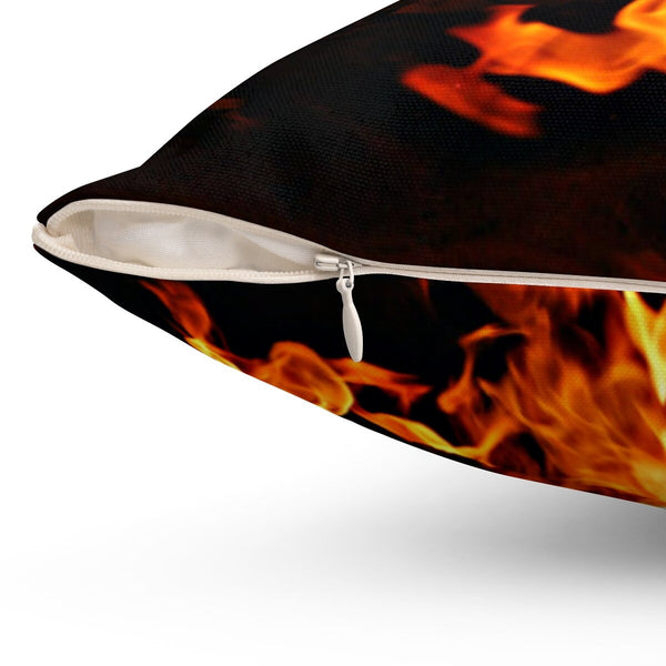 Fire Flames Cushion cover, Gift for Couples/Housewarming/Home decor/Mother&#39;s Day/Birthday/Thanksgiving/Halloween/Graduation/Christmas/Friend