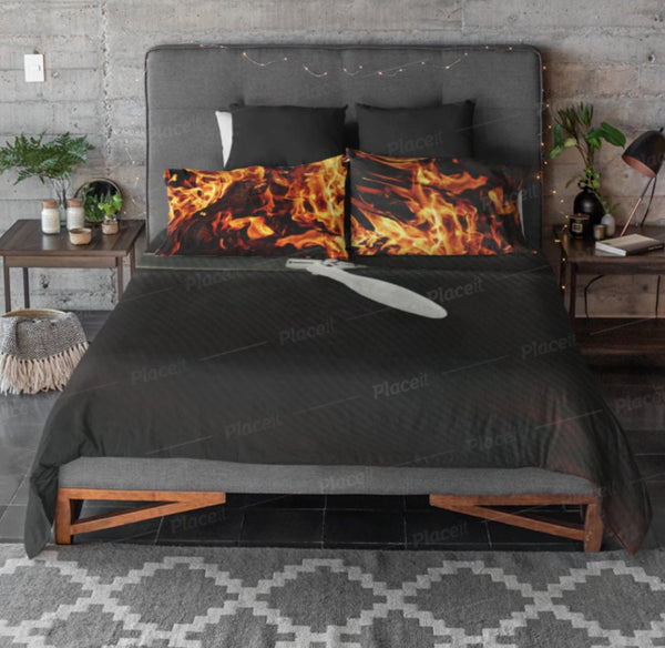 Fire flames Lumbar Pillow & Cover,Gift for Couples/Housewarming/Mother&#39;s Day/Birthday/Thanksgiving/Halloween/Graduation/Christmas/Friend