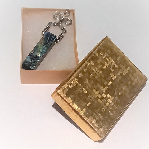 Handmade Abalone Shell 3pc Jewelry Set,Drop Earrings + pendant,Gift for Birthday/Mom/Aunt/girlfriend/Christmas/Graduation/Thanksgiving
