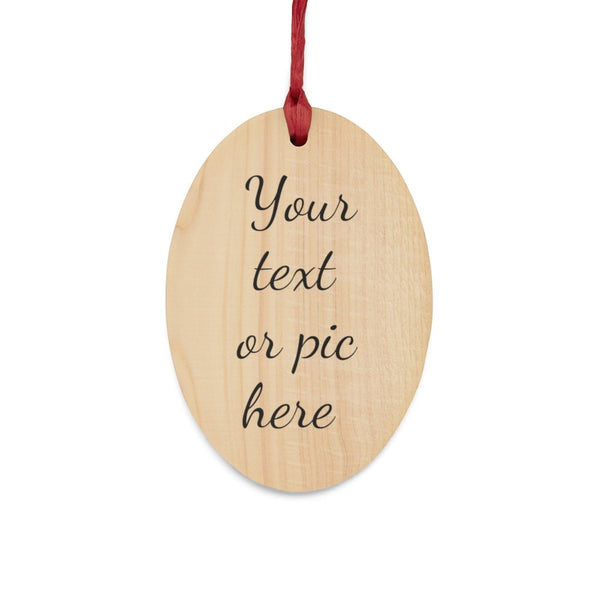 Personalized Tree Wooden Christmas Ornament Magnet,Gift for Home/BirthdayXmas/New Year/Valentine/Thanksgiving/Window Decor/Housewarming