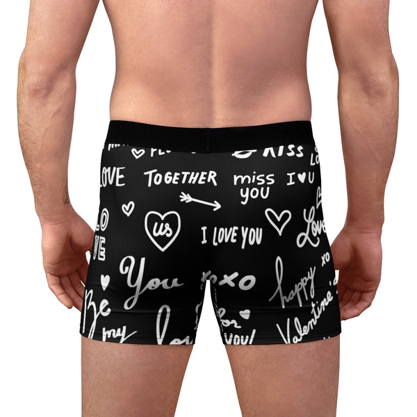 Love Notes His Hers Couple Boxer-Bikini 2pc Gift Set,Gift for Christmas/Birthday/Engagement/Anniversary/Funny/Halloween/Thanksgiving/Wedding