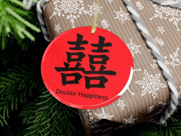 Chinese Lucky symbols ceramic/glass/pewter Ornament,Gifts for Xmas/New Year,good fortune, love, double happiness, luck,longevity,Valentine