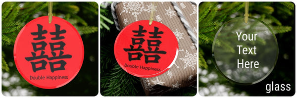 Chinese Lucky symbols ceramic/glass/pewter Ornament,Gifts for Xmas/New Year,good fortune, love, double happiness, luck,longevity,Valentine