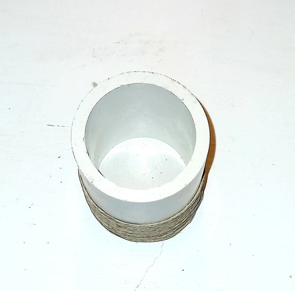 Round Cylinder Twine Wrapped Concrete Planter,Succulent/Cactus Cement Pot,Home Decor,Housewarming Gift,Mother&#39;s Day/Birthday/Graduation Gift