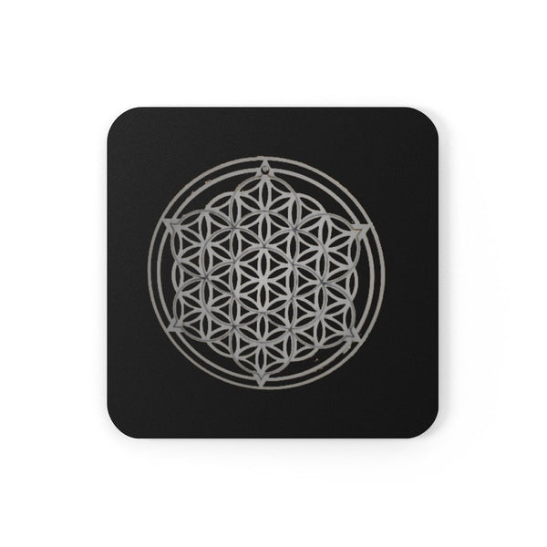 Flower of Life Sacred Geometry Coasters.4pc Set,round/square/leather/cork,Gift for Mom/Birthday/housewarming/Fathers Day/Graduation