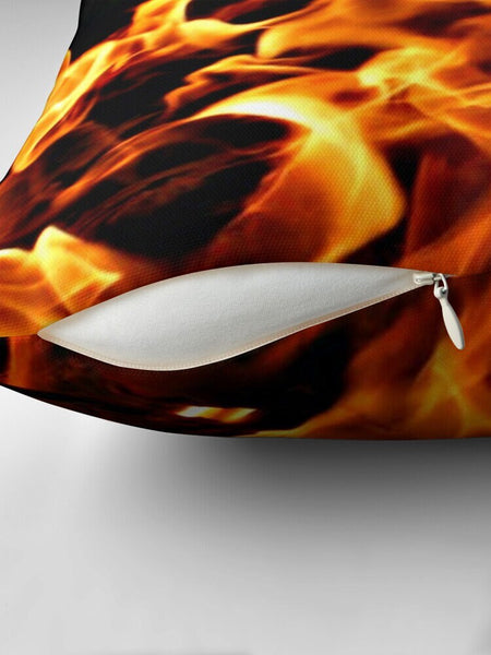 Fire Flames Cushion cover, Gift for Couples/Housewarming/Home decor/Mother&#39;s Day/Birthday/Thanksgiving/Halloween/Graduation/Christmas/Friend