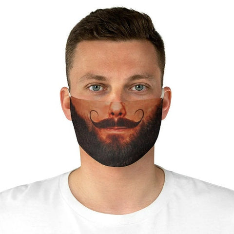 Bearded HandleBar Sexy Moustache Face Mask,Realistic Expression Dailywear Mask,adults/kids. Halloween/Christmas/Birthday/Costume Partywear