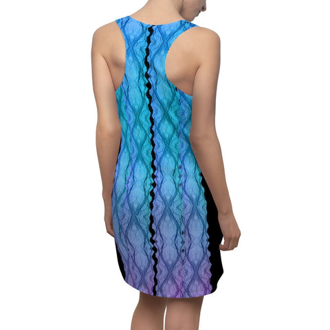 2 Tone Slimming look Racerback Tank Dress,Casual Athletic Sleeveless A-line,Gift For Her/Girlfriend/Aunt/Mom,Birthday,Valentine/Graduation