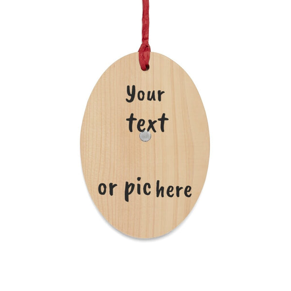 Personalized Heart Wooden Christmas Ornament Magnet,Gift for Home Decor/Birthday/Xmas/New Year/Valentine/Thanksgiving/Window/Housewarming