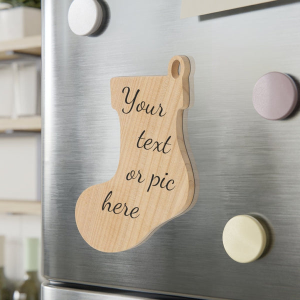 Personalized Tree Wooden Christmas Ornament Magnet,Gift for Home/BirthdayXmas/New Year/Valentine/Thanksgiving/Window Decor/Housewarming