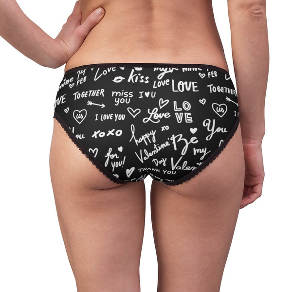 Love Notes His Hers Couple Boxer-Bikini 2pc Gift Set,Gift for Christmas/Birthday/Engagement/Anniversary/Funny/Halloween/Thanksgiving/Wedding