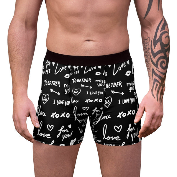 Love Notes His Hers Couple Boxer-Bikini 2pc Gift Set,Gift for Christmas/Birthday/Engagement/Anniversary/Funny/Halloween/Thanksgiving/Wedding