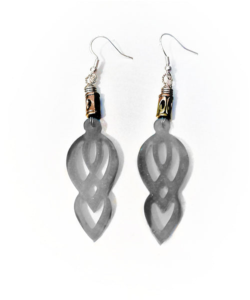 Spearhead Bead Silver Ear Rings,Gift for Her/Mom/Anniversary/Birthday/Christmas/New Year/Valentine/Thanksgiving/Graduation/Housewarming/Aunt