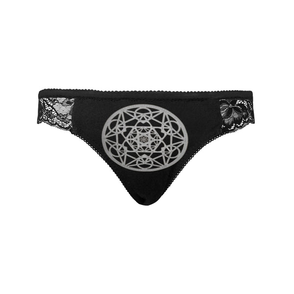 Metatron Cube Sacred Geometry Lace Lingerie, Gift for Wife/Girlfriend/Aunt/Birthday/Thanksgiving/Graduation/Christmas/Valentine/Halloween