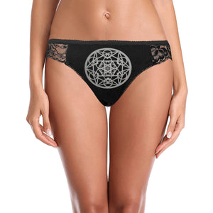 Metatron Cube Sacred Geometry Lace Lingerie, Gift for Wife/Girlfriend/Aunt/Birthday/Thanksgiving/Graduation/Christmas/Valentine/Halloween
