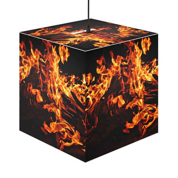Small/Large Fire Flames Printed Lamp,Gifts for Housewarming/Christmas/Halloween/Birthday/Couples/Mother/Fathers Day/Friend/Aunt/Anniversary