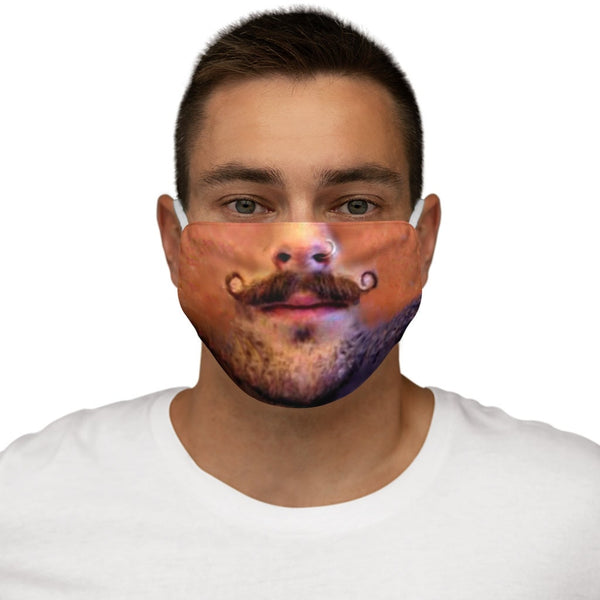 Sexy HandleBar Moustache Face Mask 3D Printed Realistic Expression Unisex Fabric Mask for adults/kids. Reusable Washable