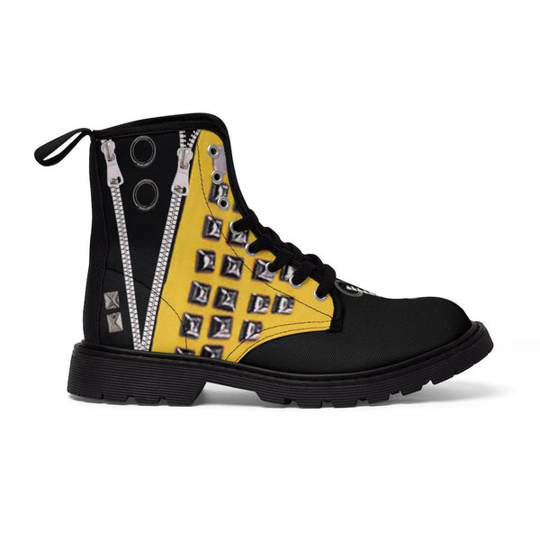 Bizy Moto Style Canvas Boots,Casual Hiking/Walking Boots, Christmas/Thanksgiving/Birthday/His/Hers/Couple/Anniversary/Graduation G