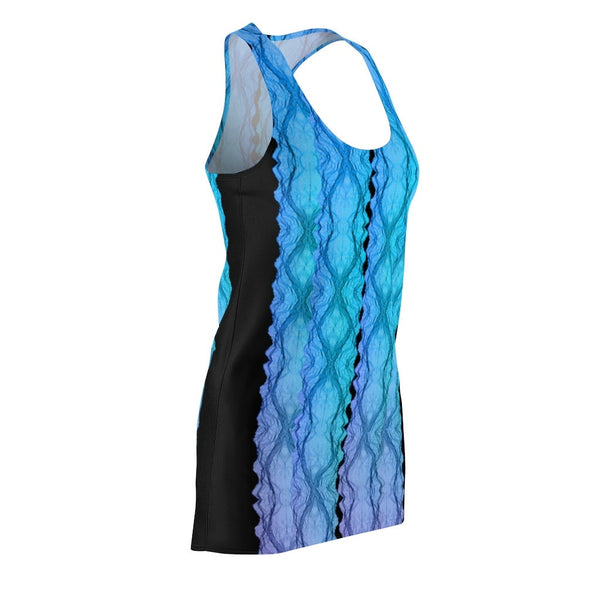 2 Tone Slimming look Racerback Tank Dress,Casual Athletic Sleeveless A-line,Gift For Her/Girlfriend/Aunt/Mom,Birthday,Valentine/Graduation