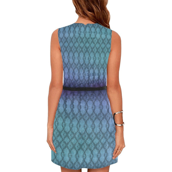 2Tone Turquoise Midi Zipup Dress,Casual Formal,Gift For Her/Mom/Anniversary/Wife/Girlfriend/Aunt/Birthday/Valentine/Thanksgiving/Halloween