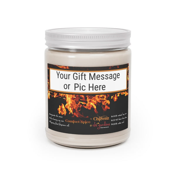 7.5oz Comfort Spice Scent Soy Wax Candle,Lasting Aromatherapy Pampering Gift for Housewarming/Graduation/Christmas/Halloween/Birthday/Bath