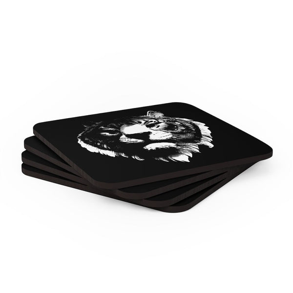Silhouette Bengal Tiger Coasters.4pc Set,round/square/leather/cork,Gift for Mom/Birthday/housewarming/Fathers Day/Graduation,2022 Tiger Year