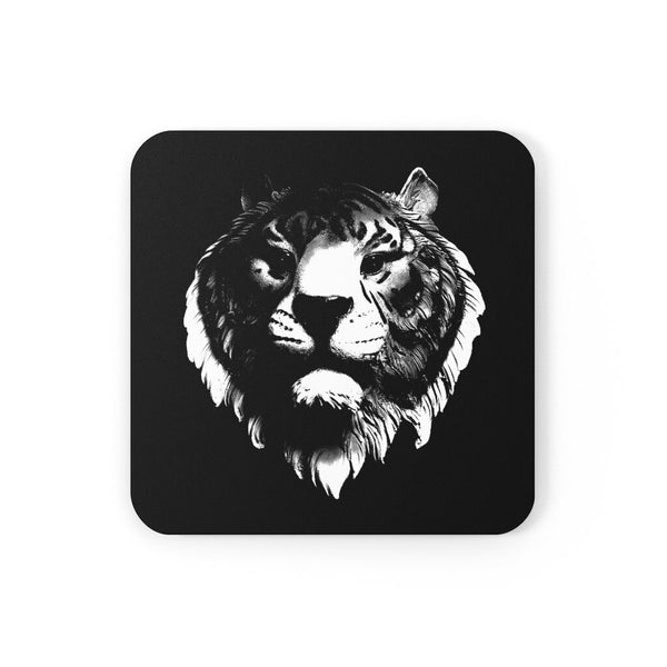 Silhouette Bengal Tiger Coasters.4pc Set,round/square/leather/cork,Gift for Mom/Birthday/housewarming/Fathers Day/Graduation,2022 Tiger Year