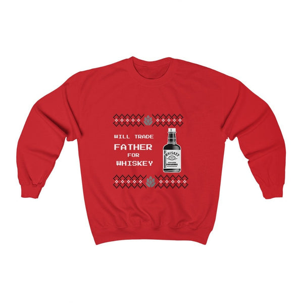 Father joke Ugly Sweater Unisex Crewneck Sweatshirt, Gift for Sister/Christmas/Thanksgiving/Birthday/Anniversary/Housewarming/Halloween/Grad