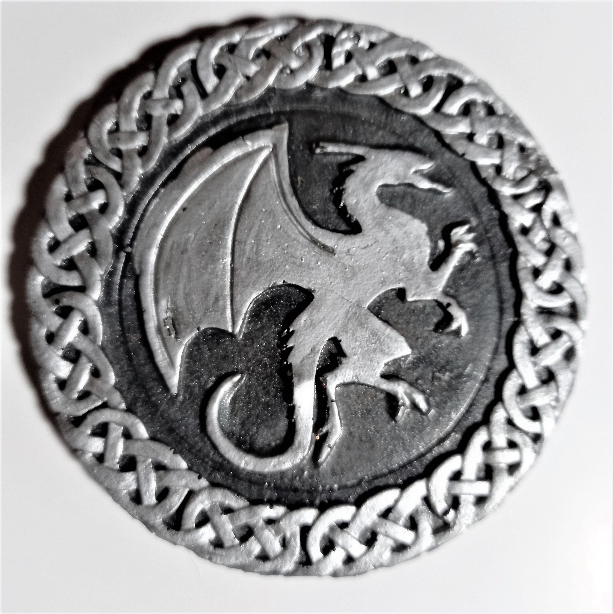 Handmade Dragon Coaster 4pc set,Gift for Anniversary/Housewarming/Graduation/Birthday/Father/Mother&#39;s Day/Halloween/GOT Dungeon Dragon Lover