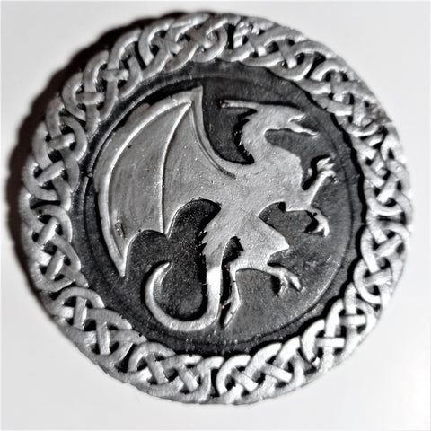 Handmade Dragon Coaster 4pc set,Gift for Anniversary/Housewarming/Graduation/Birthday/Father/Mother&#39;s Day/Halloween/GOT Dungeon Dragon Lover