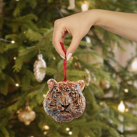 Handmade 3.15&quot; Bengal Tiger Christmas Ornament/KeyChain/Magnet,Gift for Birthday/Christmas/New Year/Valentine/Thanksgiving/Housewarming/2022