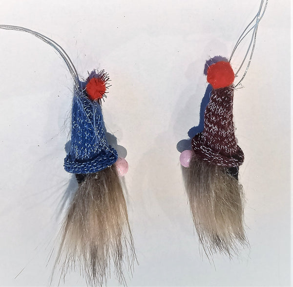 5&quot; Handmade Woolly Bearded Gnomes Christmas Decor Ornament,Gift for Christmas/Birthday/New Year/Valentine/Housewarming/Scandinavian Gnome