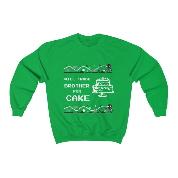 Brother joke Ugly Sweater Unisex Crewneck Sweatshirt,Gift for Sister/Christmas/Thanksgiving/Birthday/Anniversary/Housewarming/Halloween/Grad